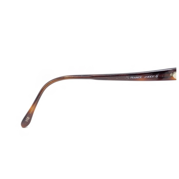 Jean Louis Scherrer Vintage Jakky'O Tortoise Brown Cat Eye Sunglasses Frames 130 - Picture 10 of 12